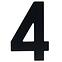 Edelstahl Nummer Schwarz  4 Rn.95l