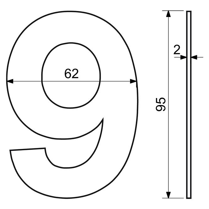 Edelstahl Nummer Schwarz  9 Rn.95l
