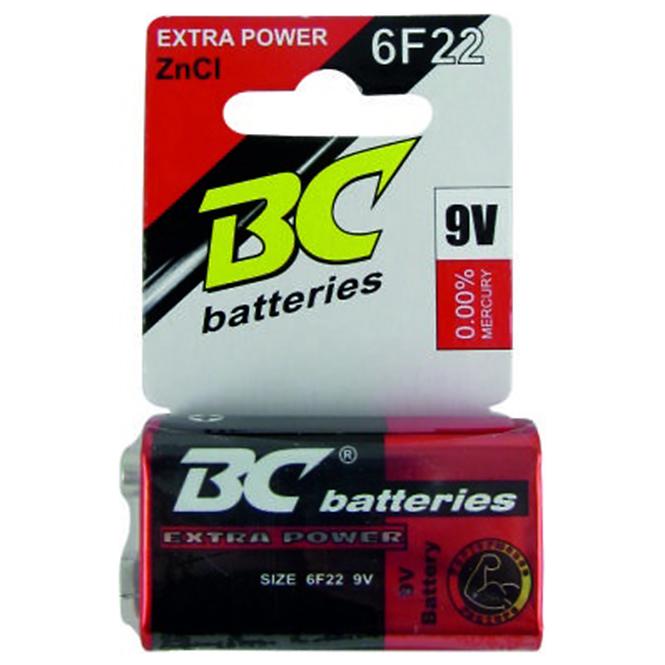 Batterie Zinkchlorid  BC6F22/1P 1Stk                            