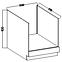 Küchenzeile Lara 60d Gaz Bb Mdf  Weiß Glänzend,2