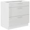 Küchenzeile Lara 80d 3s Bb Mdf  Weiß Glänzend