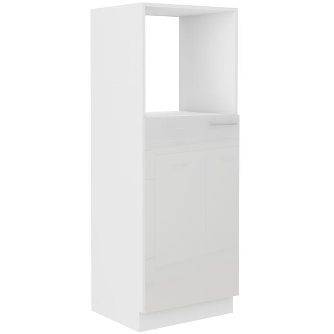 Küchenzeile Lara 60dkpl-162 1f Bb Mdf  Weiß Glänzend