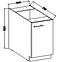 Küchenzeile Lara 40d 1f Bb Mdf Grau  Glänzend,2