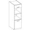Küchenzeile Lara 60dpm-210 2f Bb Mdf Grau  Glänzend,3
