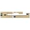 Küchenzeile Lara 40d 1f Bb Mdf Cappuccino Glänzend,3