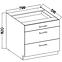 Küchenzeile Lara 80d 3s Bb Mdf Cappucino Glänzend,2