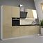 Küchenzeile Lara 60dkpl-162 1f Bb Mdf Cappuccino Glänzend,5