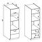 Küchenzeile Lara 60dpm-210 2f Bb Mdf Cappuccino Glänzend,2