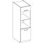 Küchenzeile Lara 60dpm-210 2f Bb Mdf Cappuccino Glänzend,3