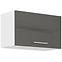 Küchenzeile Lara 60gu-36 1f Mdf Grau Glänzend