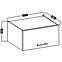 Küchenzeile Lara 60gu-36 1f Mdf Grau Glänzend,2