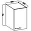 Küchenzeile Lara 40g-72 1f Mdf Grau Glänzend,2