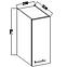 Küchenzeile Lara 30g-72 1f Mdf Grau Glänzend,2