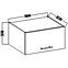 Küchenzeile Lara 60gu-36 1f Mdf Cappuccino Glänzend,2