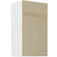 Küchenzeile Lara 40g-72 1f Mdf Cappuccino Glänzend