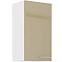 Küchenzeile Lara 40g-72 1f Mdf Cappuccino Glänzend