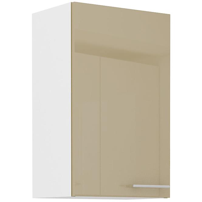 Küchenzeile Lara 45g-72 1f Mdf Cappuccino Glänzend