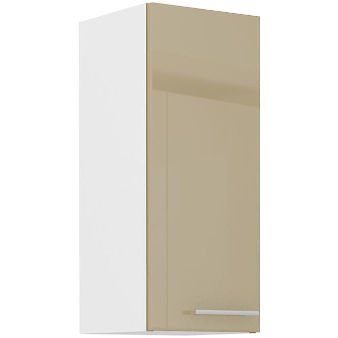 Küchenzeile Lara 30g-72 1f Mdf Cappuccino Glänzend