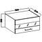 Küchenzeile Lara 60gus-36 1f Mdf Cappuccino Glänzend,2