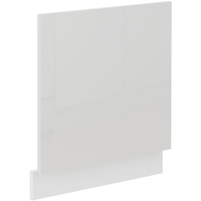 Küchenzeile Lara Front Zm.570x596 Mdf Weiß Glänzend
