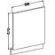 Küchenzeile Lara Front Zm.570x596 Mdf Weiß Glänzend,2