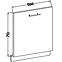 Küchenzeile Lara Front Zm.713x596 Mdf Grau Glänzend,2