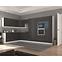 Küchenzeile Lara Front Zm.570x596 Mdf Grau Glänzend,5