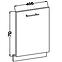 Küchenzeile Lara Front Zm.713x446 Mdf Grau Glänzend,2