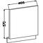 Küchenzeile Lara Front Zm.570x446 Mdf Grau Glänzend,2
