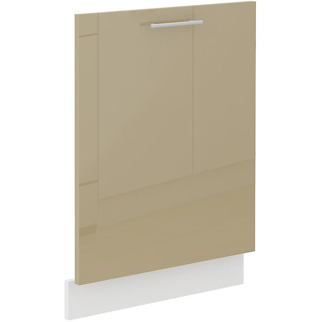 Küchenzeile Lara Front Zm.713x596 Mdf Cappuccino Glänzend