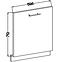 Küchenzeile Lara Front Zm.713x596 Mdf Cappuccino Glänzend,2
