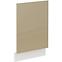 Küchenzeile Lara Front Zm.570x446 Mdf Cappucino Glänzend
