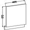 Küchenzeile Lara Front Zm.570x446 Mdf Cappucino Glänzend,2