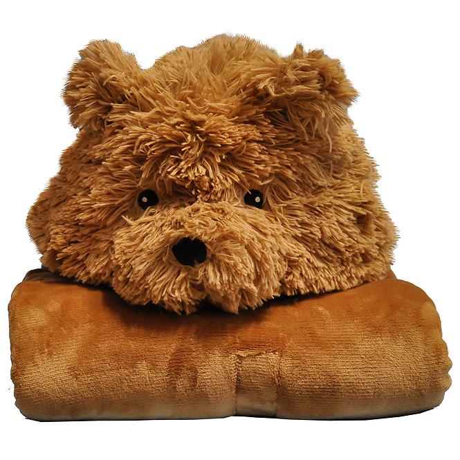 Poncho 125x150 Teddybär