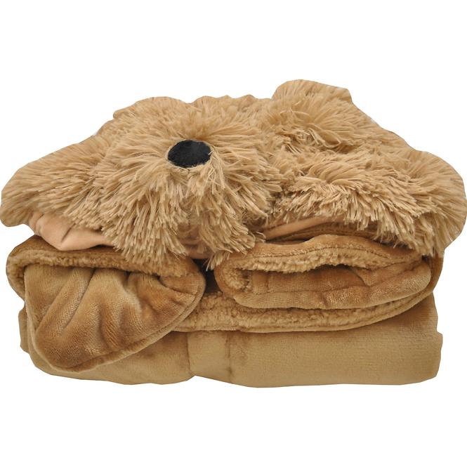Poncho 125x150 Teddybär