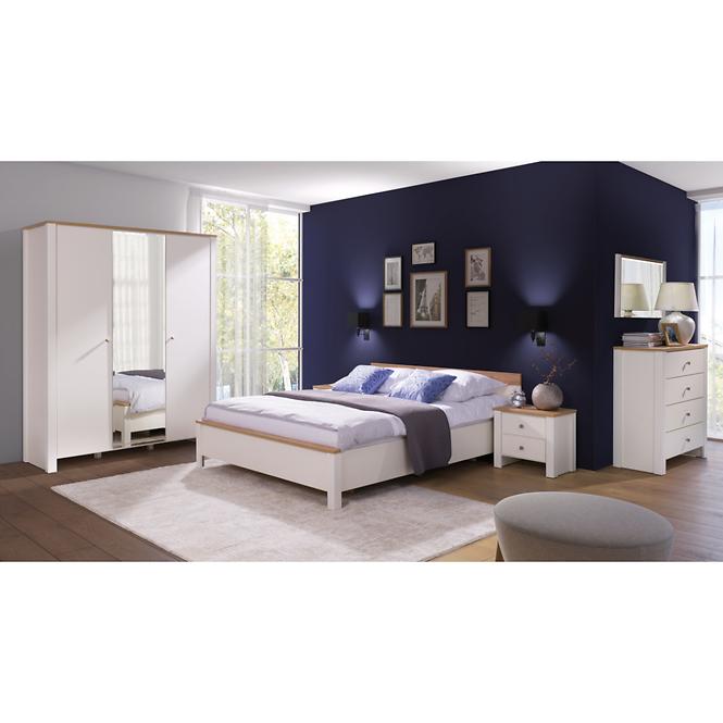 Schrank Berg 10 Cream/Eiche Gold
