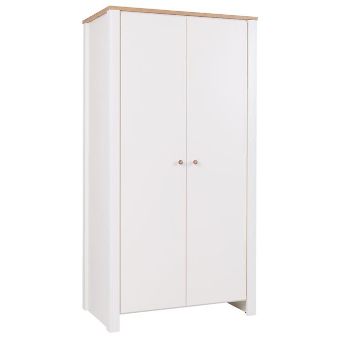Schrank Berg 10 Cream/Eiche Gold