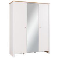 Schrank Berg 9 Cream/Eiche Gold
