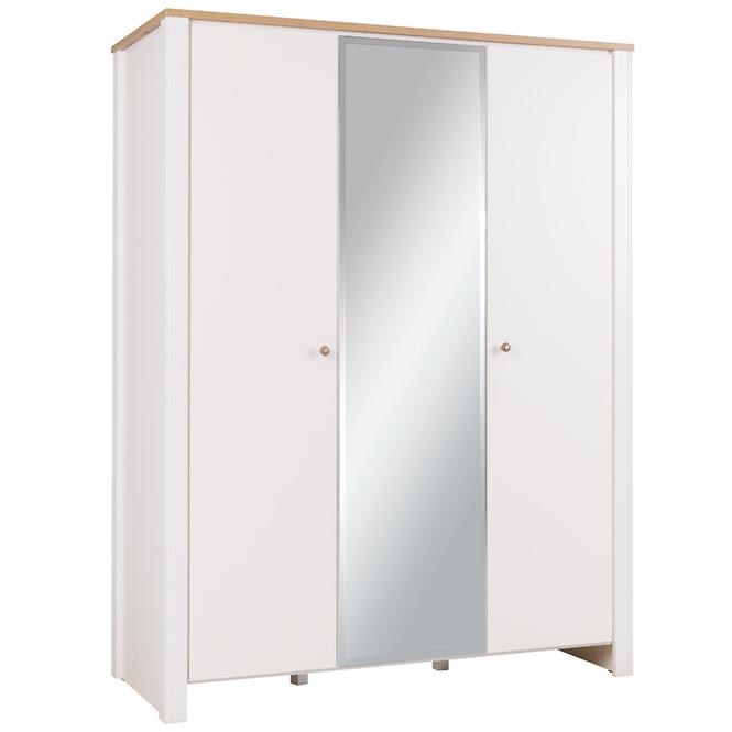 Schrank Berg 9 Cream/Eiche Gold