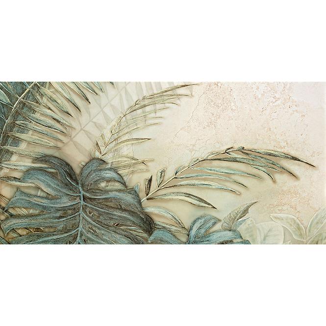 Dekorfliese 2 Alabaster Shine Leaves B 59,8/119,8
