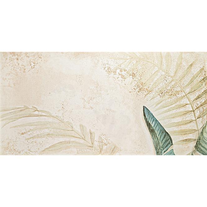 Dekorfliese 4 Alabaster Shine Leaves A 59,8/119,8