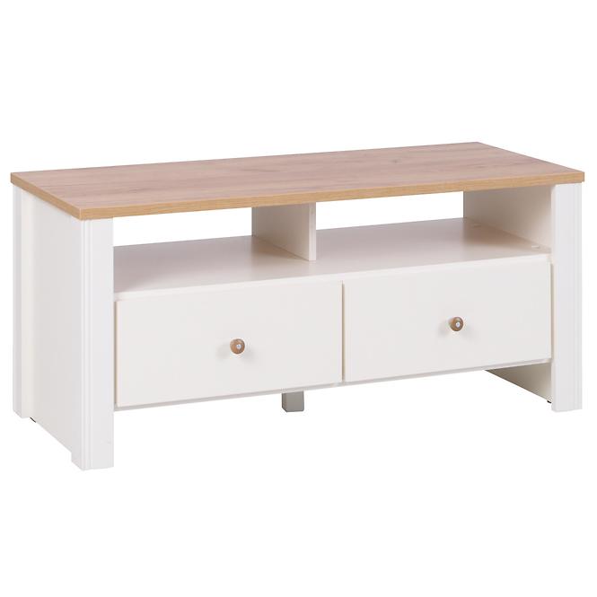 Tv Tisch Berg 15 Cream/Eiche Gold