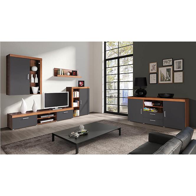 Couchtisch Samba 9 Pflaume / Graphit 