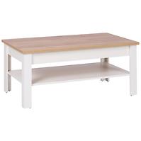 Couchtisch Berg 16 Creme / Goldene Eiche 