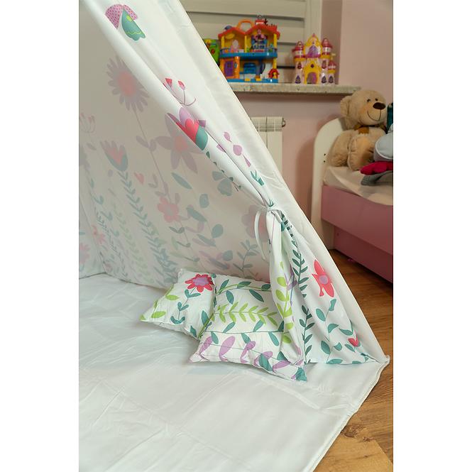 Tipi-Zelt Blumen 