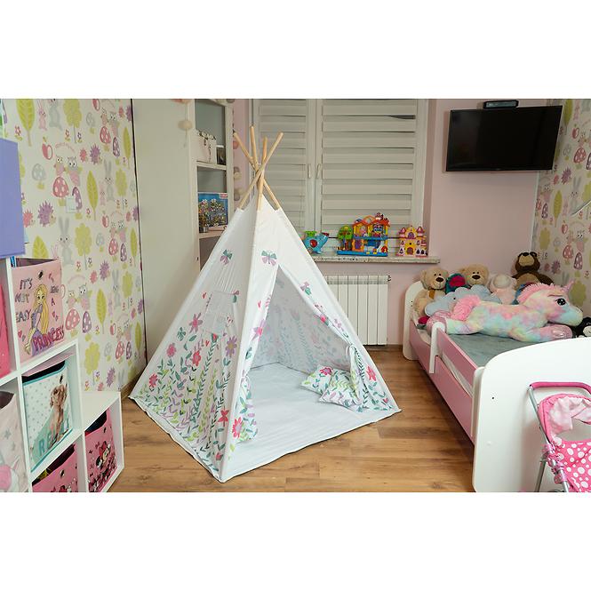 Tipi-Zelt Blumen 