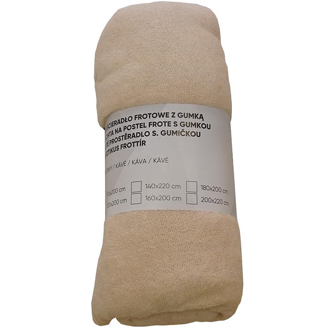 Frotteelaken mit Gummizug Caffe 90X200           