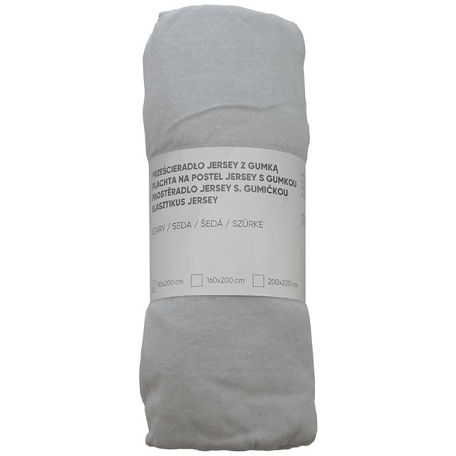 Jerseylaken mit Gummizug Beige 160X200