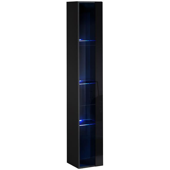 Vitrine Switch glas WW1 schwarz + LED
