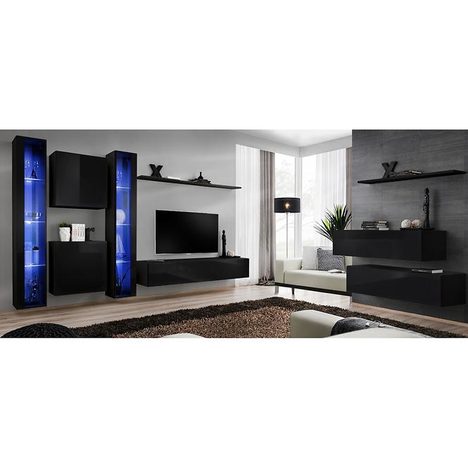 Vitrine Switch glas WW1 schwarz + LED